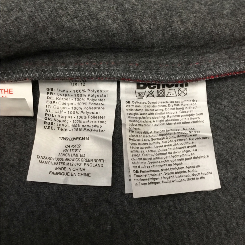 Bench Red Jacket - Picture 7 of 15